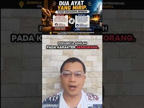 Dua Ayat yang Mirip, Tetapi Maksudnya Berbeda