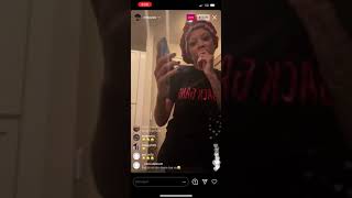 King Von Sister Kalyab On Ig Live After Cuban Doll Fight