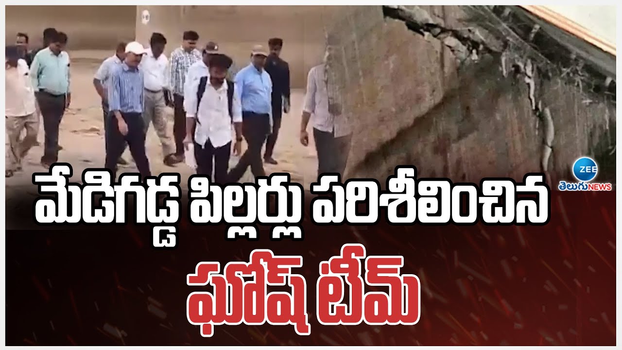 Ghosh Team Examined Medigadda Pillars ghosh-team-examined-medigadda-pillars