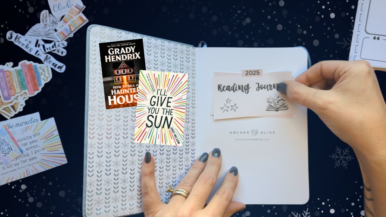 2025 Reading Journal  Set Up & Book Chat | Archer & Olive | Freebie!