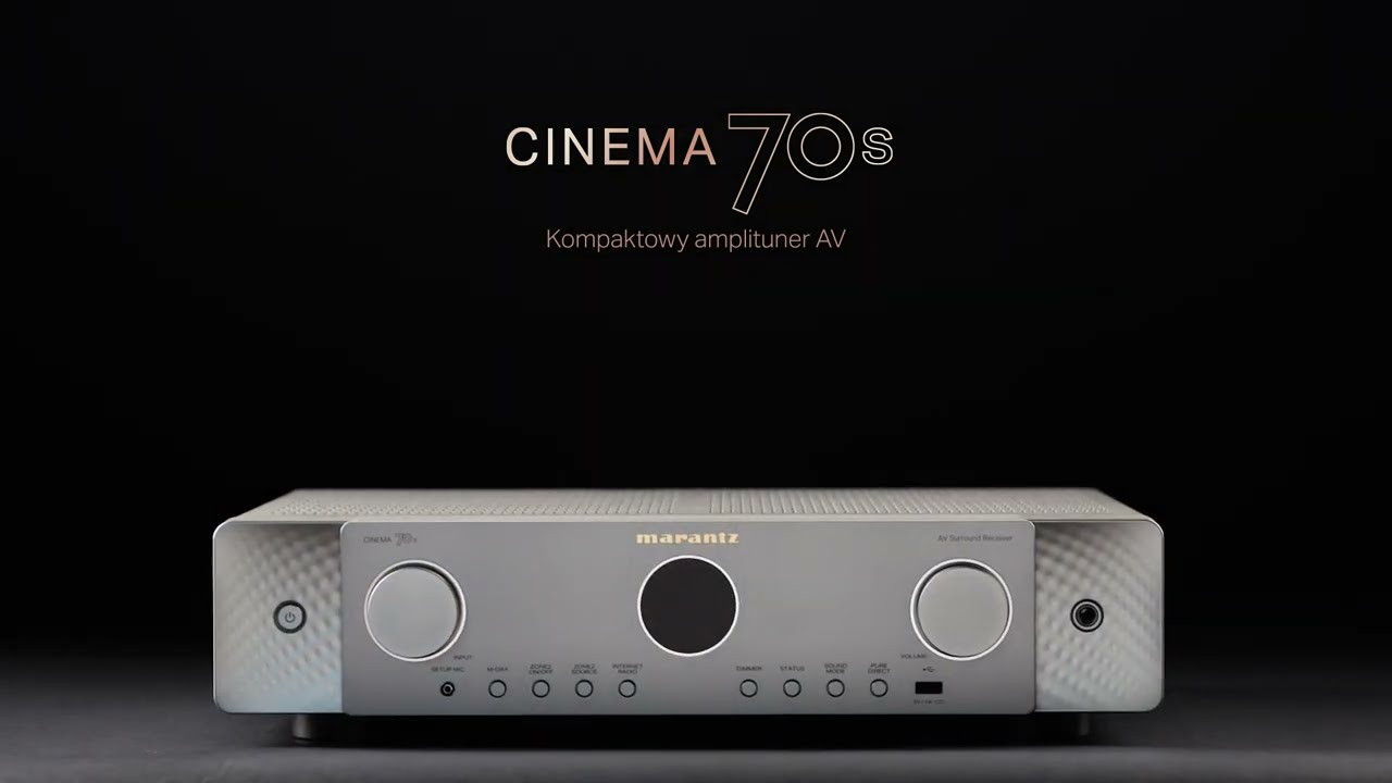 marantz cinema70s シネマ70s FB CINEMA 70s - 7.2chスリムデザインAVサラウンドレシーバー