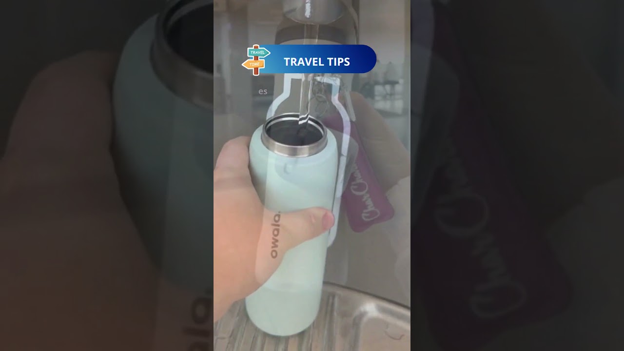 Bring a reusable water bottle  