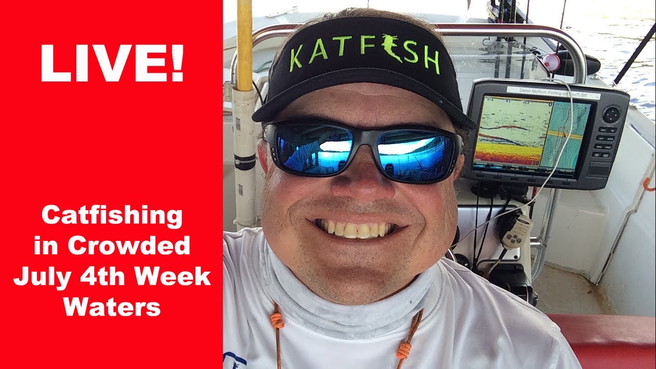 LIVE! Catfishing on Lake Wylie, NC Summertime Catfishing Catfishing