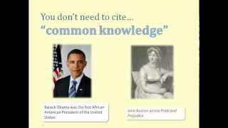 Why and When to Cite Sources