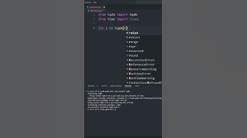 Progress bar in python console #programming #python #tips #tqdm