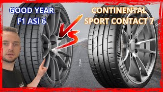 🚨 COMPARATIVA de NEUMATICOS GOOD YEAR F1 ASIMM 6 y CONTINENTAL CONTI SPORT CCONTAC7 🧐