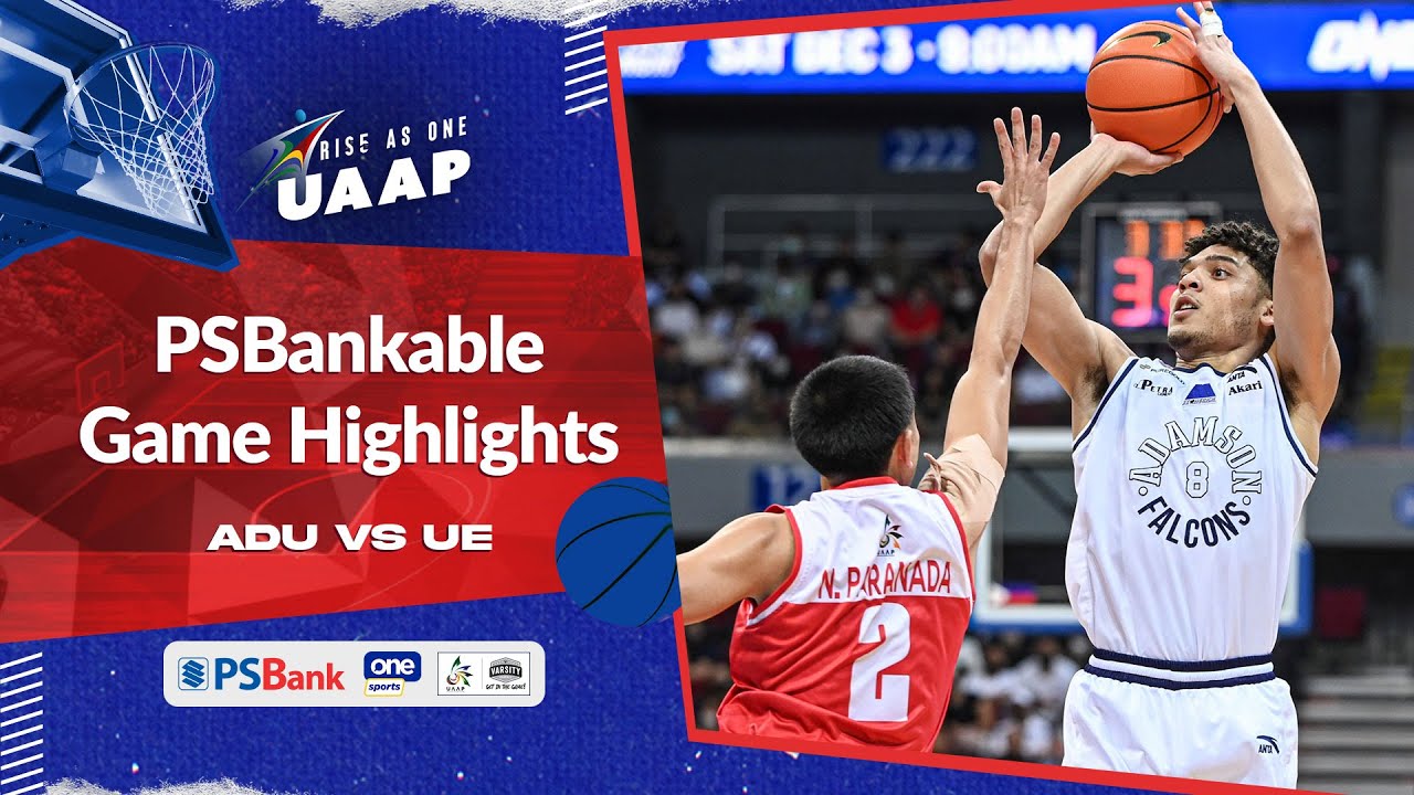 AdU vs. UE round 2 highlights | UAAP Season 85 Men’s Basketball - Nov. 20, 2022