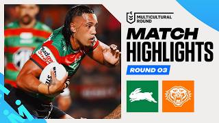 Nrl 2026  Rabbitohs V Wests Tigers Match Highlights  Round 3
