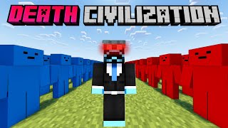 Minecraft but I survive in DEATH CIVILIZATION