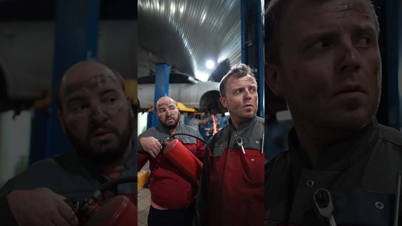 Аn ordinary day at an ordinary service station🛠️Обычный день на обычном автосервисе 🛠️ #reaction