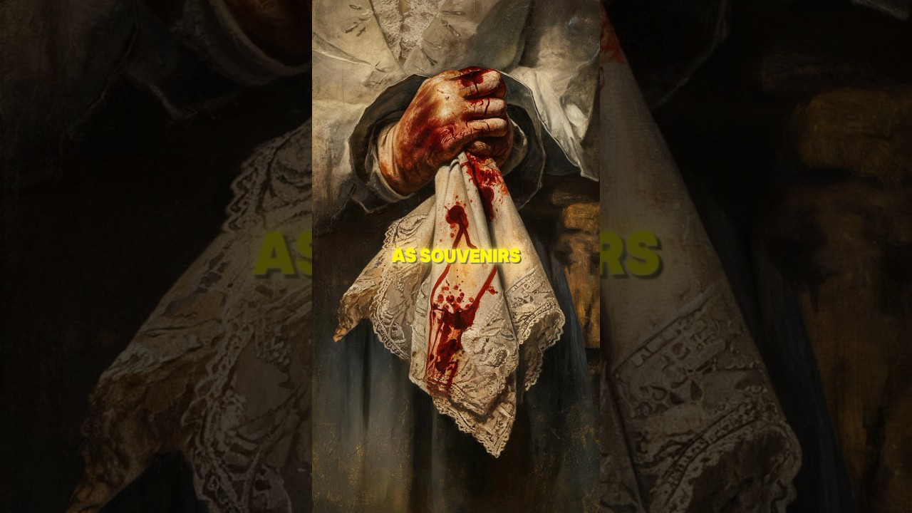 The Handkerchief With The Blood Of Louis The XVIth