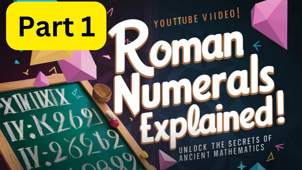 Roman Numerals Part 1 @kidsknowledgepoint - YouTube