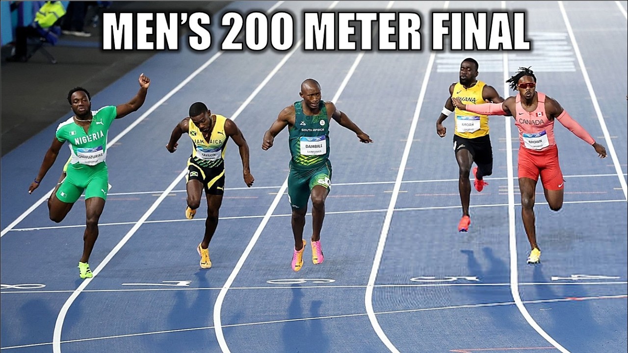Men's 200 Meter Final Was Absolute Fire || 2026 Commonwealth Games