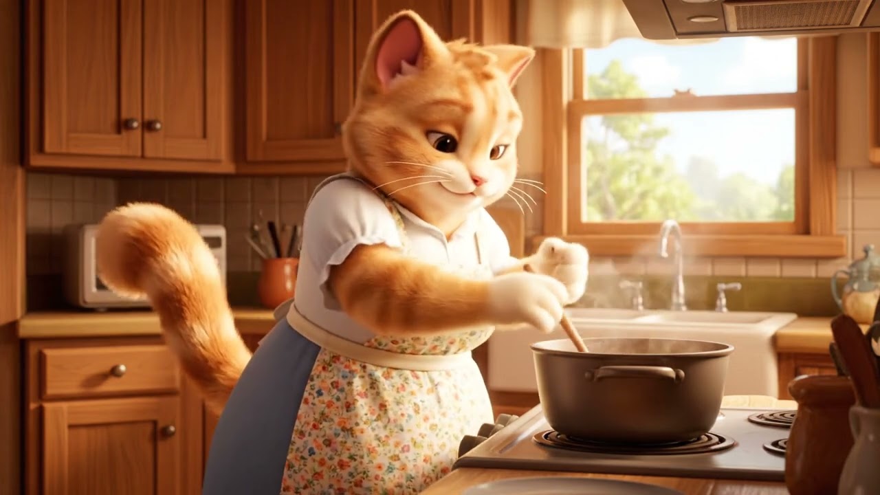 Cat meow | Cooking | cat mom I kitchen