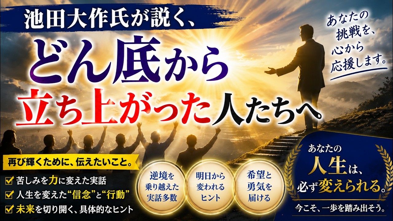 Daisaku Ikeda's Message to Those Who Have Risen From Rock Bottom