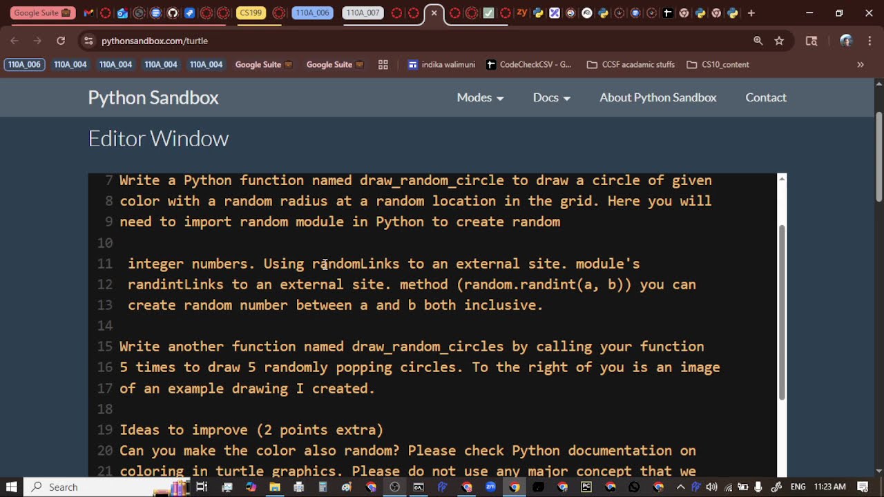 Week 8 Day 2 lecture of section 007 class
