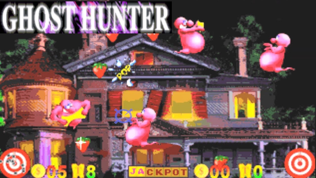 Ghost Hunter Classic Arcade LightGun Game (Hanaho Games 1996) YouTube
