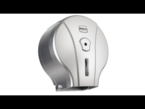 Dispenser hârtie plastic satinat Jumbo Meco - Video