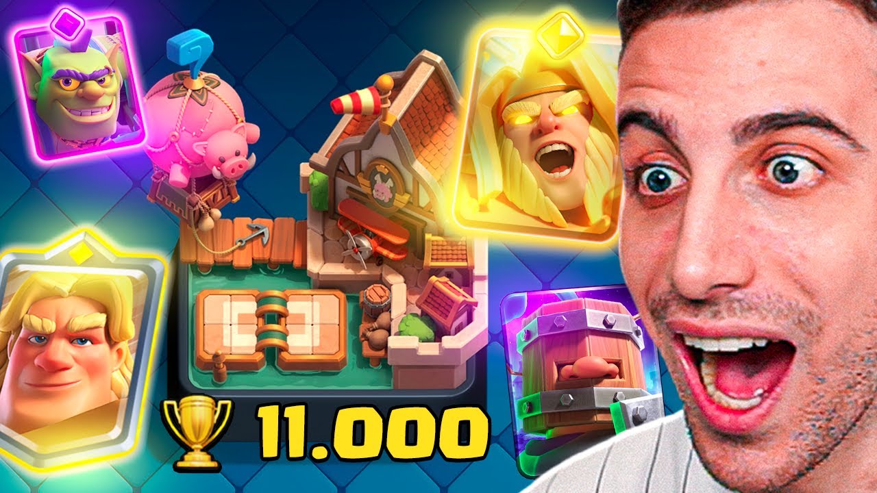 Arrivo a 11.000 COPPE col MIO DECK MAXATO! Clash Royale ITA!