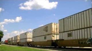 The NS Chicago Line in Wauseon, OH 7/30/11: BNSF ACEs