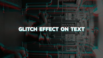 Glitch Effect On Text | HTML & CSS
