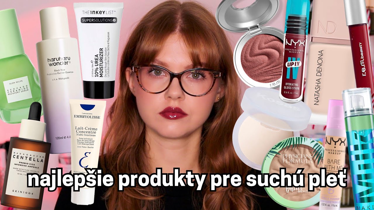 TOTO VYSKÚŠAJ AK MÁŠ SUCHÚ PLEŤ! | Hydratačné skincare + Makeup produkty 💧✨