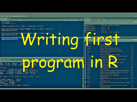 First Program in R 🎉🎉