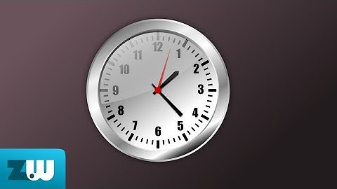 Draw Clock use Inkscape Tiled Clones