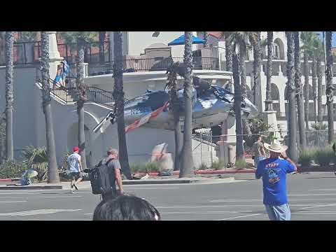 Actual Crash Bell 222 N222EX Helicopter Crash While Arriving For Cars N Copters Event 1 Of 17