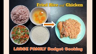 Sabrina Cooks Dinner - Fried Rice Chicken - Large Family Budget Cooking