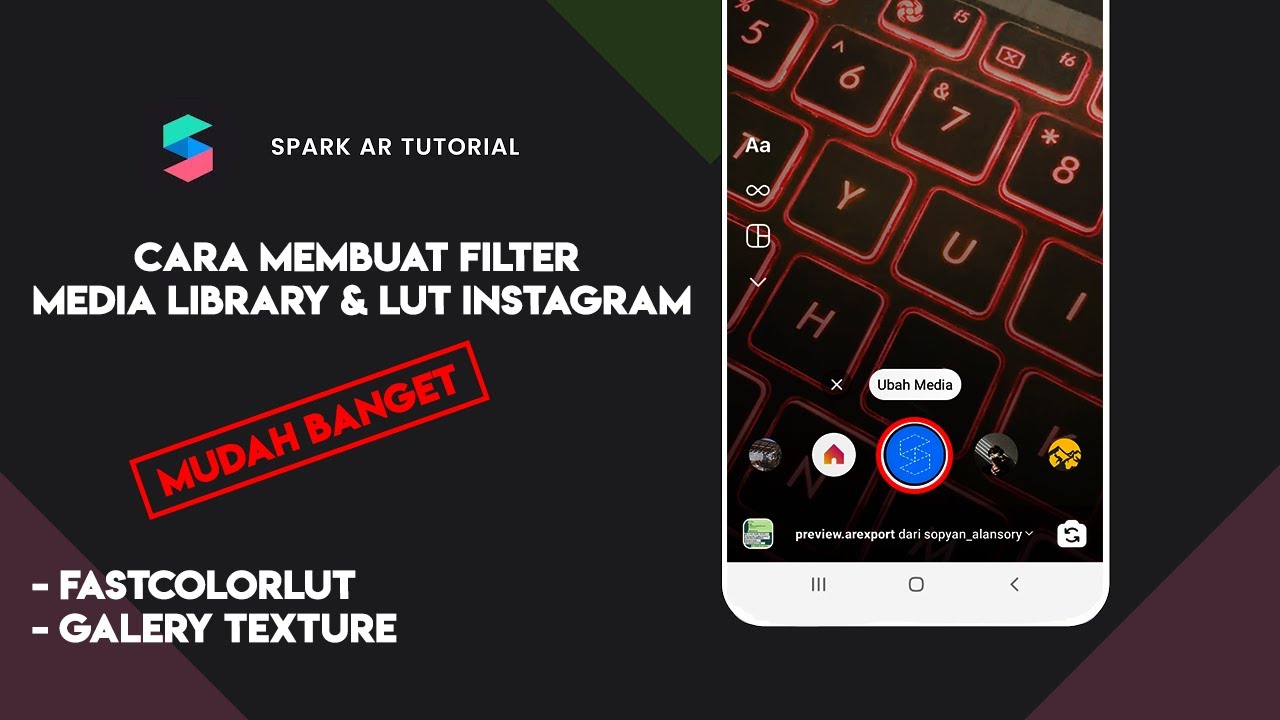 Spark AR Tutorial : Instagram Filters - Cara Membuat Filter Media