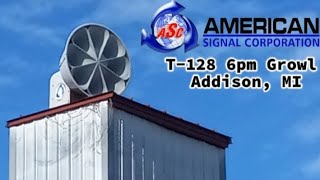 Addison, MI - American Signal Corporation T-128 6pm Growl (5/6/24)