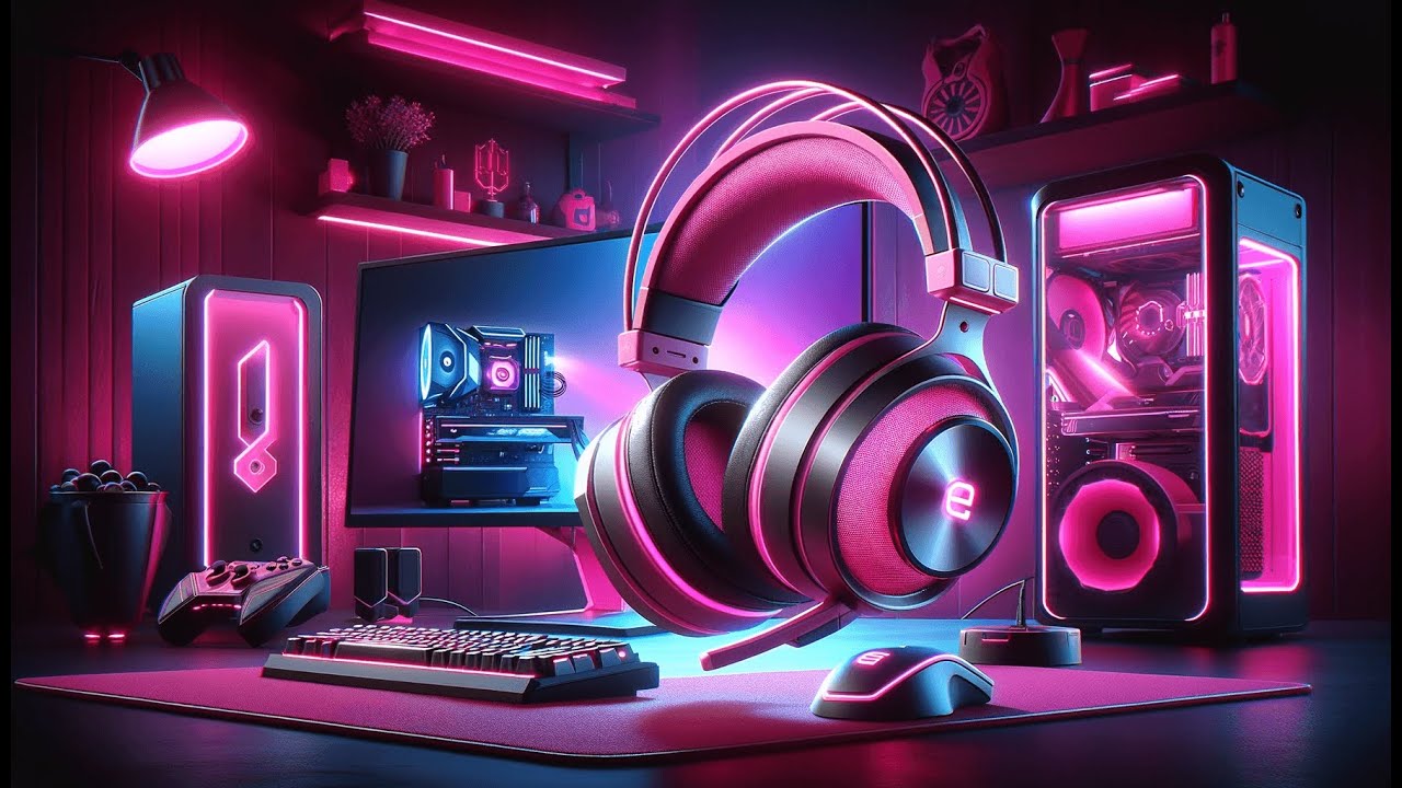 🎮 Emonoo Newest Pink Gaming Headset Review 💖