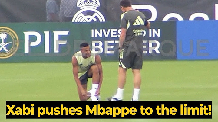 Moment Xabi Alonso treated Mbappe like his son during training ahead Dortmund | Real Madrid News