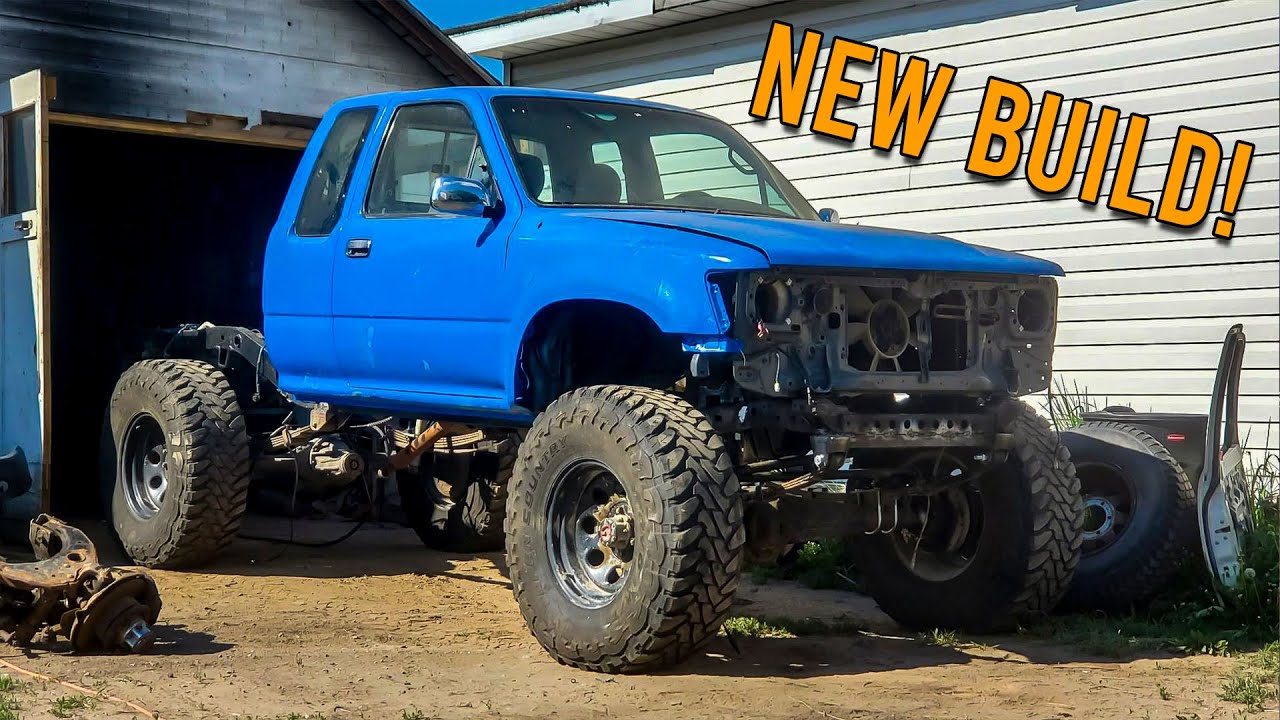 NEW BUILD! 2RZ Toyota Pickup Solid Axle Swap Project Chevy 63s Dual