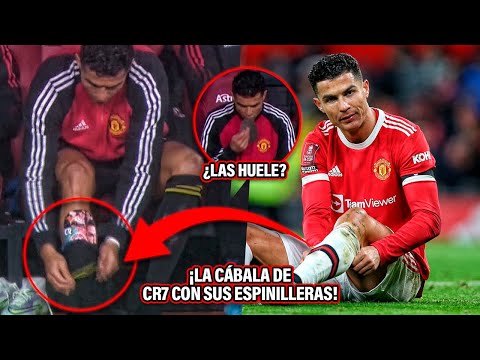 Esto es lo QUE HACE CR7 con sus ESPINILLERAS antes de cada PARTIDO PARA  GANAR!¡Es un maldito crack! - YouTube