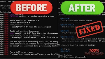 How to Fix "ERESOLVE Unable to Resolve Dependency Tree" Error in npm