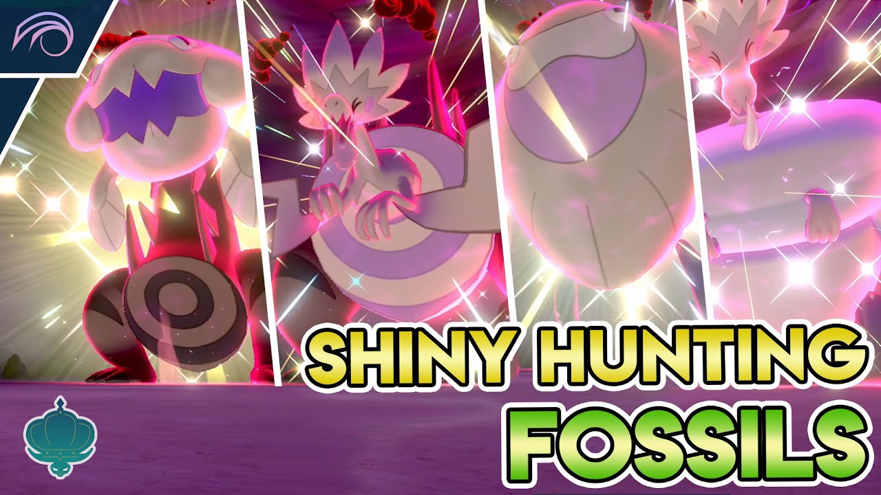 New Easy Shiny Hunting Method For Fossil Pokemon In Crown Tundra Pokemon Shield Crown Tundra Dlc Youtube