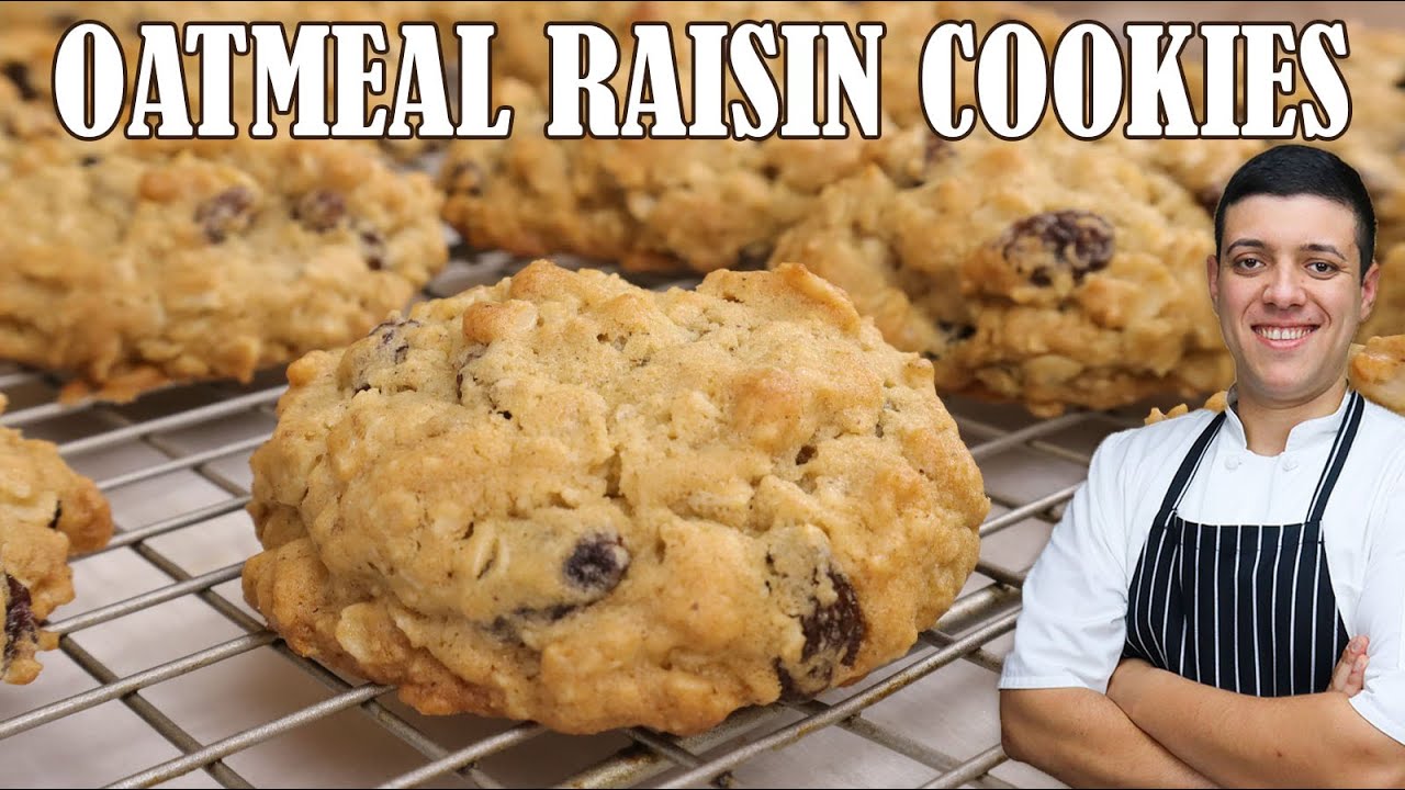 How to Make Oatmeal Raisin Cookies   Oatmeal Raisin Cookie Recipe by Lounging with Lenny