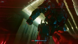 Here's What Happens If You Don't Hide from Adam Smasher in The Heist | Cyberpunk 2077