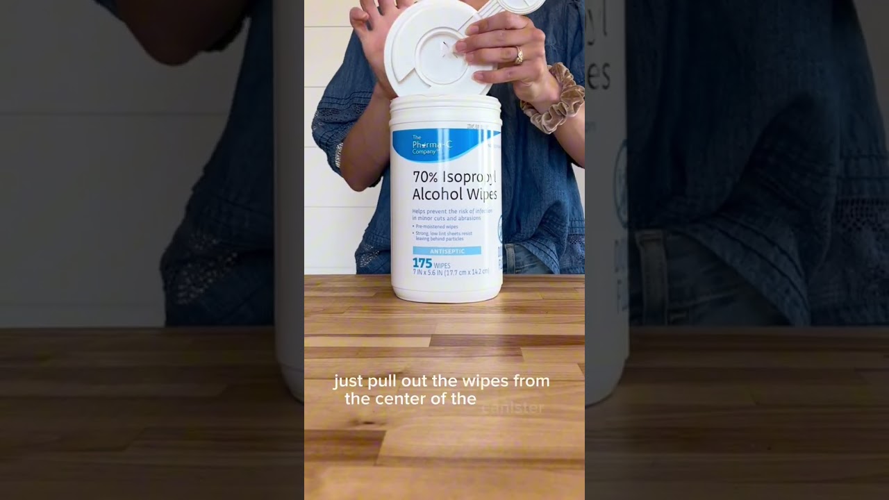 Meet our 70% Isopropyl Alcohol Wipes 175ct!
