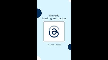 Threads logo loading animation - After Effects tutorial - Full version