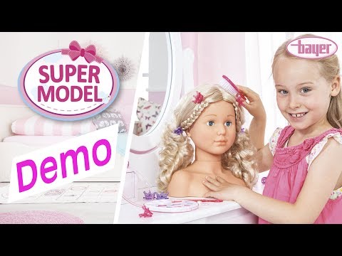 Super Model - Styling head - Schminkkopf - Demo - Bayer Design - YouTube
