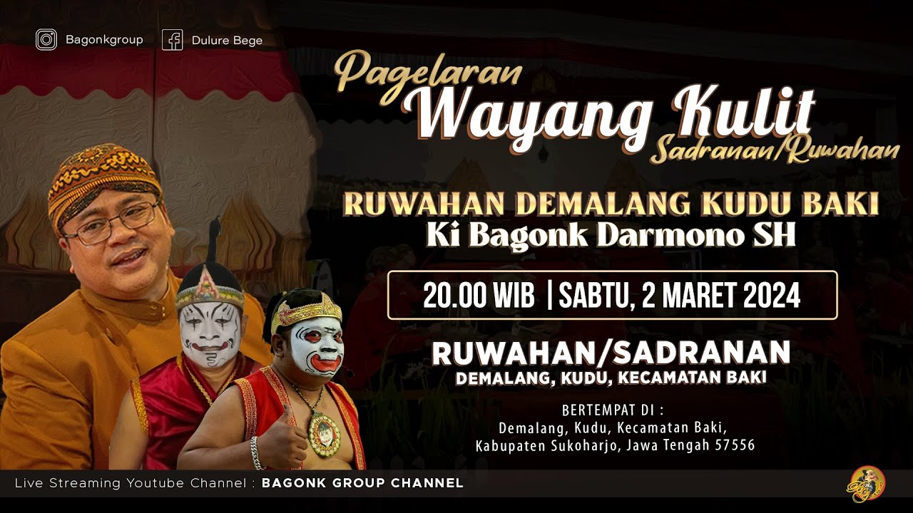 LIVE Wayang Kulit Ki Bagong Darmono - Petruk Sadibey & Bagong Glondor, Dkk. | Sadranan Desa Demalang