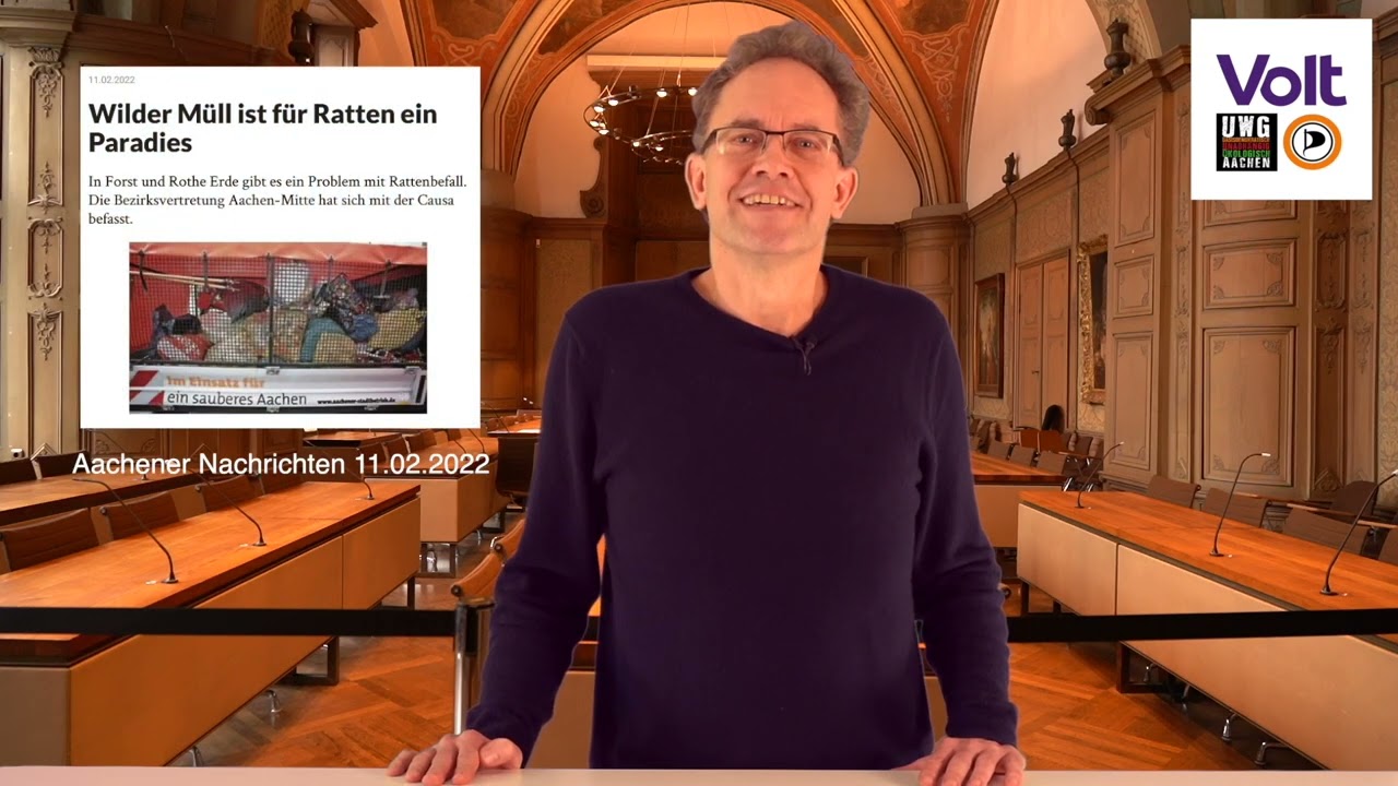 YouTube: Haushaltsrede 2022 DIE Zukunft im Rat der Stadt Aachen