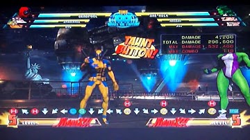 MvC3 Mini Practice Session- Deadpool Combonauts combo