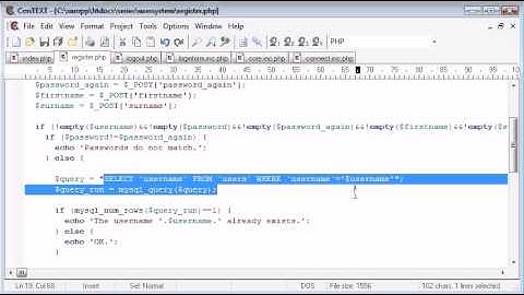 Beginner PHP Tutorial - 146 - Registration Form Part 3