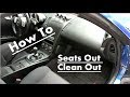 How to get the smell out of your interior - Seats Out Clean Out Nissan 350z