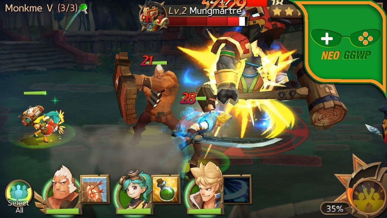 games people play Hunters League : Weapon Masters' Art of Battle War (Android/iOS) - Gameplay First Start