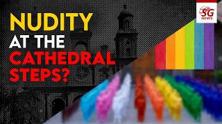 Nudity at the Cathedral Steps What Happened at Santa Ana Square SG News
